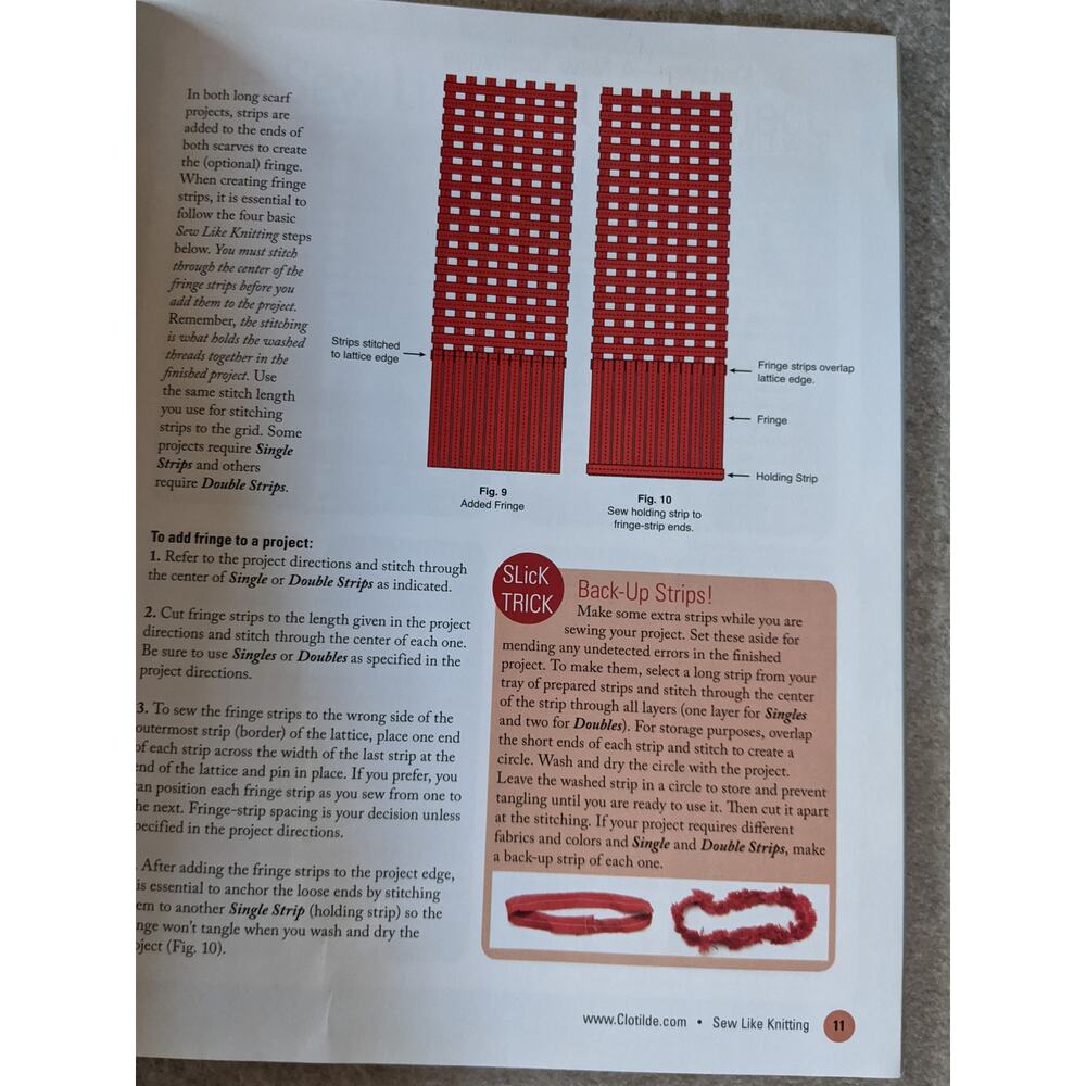 Sew Like Knitting Pattern Book One - Picture 2 of 5